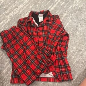 Kids plaid pajamas